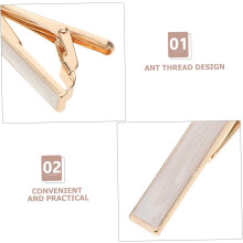 2 stuks stropdasclips voor heren, metalen decoratieve stropdasclips voor bruiloften, feesten en banketten