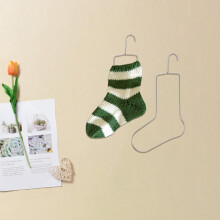 2 ks natahovačů ponožek Sock Blockers z nerezové oceli, elegantní moderní design, snadná instalace