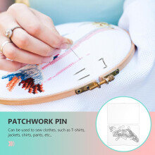 Stoffpositionierungsnadeln, Patchwork-Nadeln für Haushaltsnähte, robuste U-förmige Nähnadeln, DIY-Zubehör