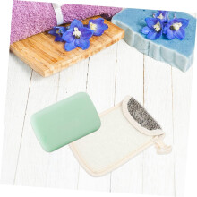 sacchetti neri per sapone schiumogeno da bagno, ideali per riporre e strofinare piccole saponette.