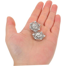 gemelli con strass per camicia da smoking, copri bottoni staccabili in cristallo.
