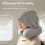Ergonomic U Shape Memory Foam Neck Rest Support-Light Grey 7