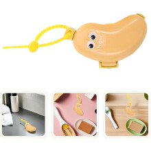 4pcs Banana Toothbrush Head Protectors Soft Covers for Travel and Bathroom Use Dust Toothbrush Caps Cartoon Design