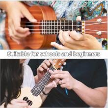3 ks nálepek na prsty pro kytaru, hmatník pro ukulele, notový papír, samolepicí papír, různé barvy, snadno se aplikuje