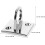2pcs Concierge Pole Rack Wall Bracket for Rope Barrier Queue Line Hardware Rope Wall Ring Mounting Ring 2