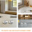 2pcs Concierge Pole Rack Wall Bracket for Rope Barrier Queue Line Hardware Rope Wall Ring Mounting Ring 3