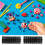 2 Rolls Adhesive Hook and Loop Removable Round Dot Decals Multipurpose Sticky DIY Round Stickers 3