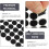 2 Rolls Adhesive Hook and Loop Removable Round Dot Decals Multipurpose Sticky DIY Round Stickers 8