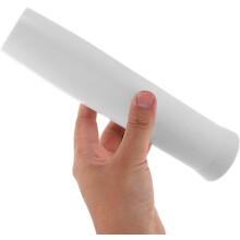 2 Stück weiße PVC-Angelrutenhüllen, UV-beständige Rutenhalter-Einsätze