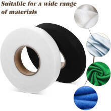 Hemming Tape Double Sided 2 Rolls No Sew Hem Tape Fabric Adhesive for Clothes Repair and DIY Sewing Projects