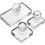3-delige set oogschaduw-applicator, blush-applicator, compacte highlighter-applicator. 8