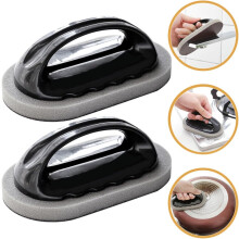 2 Küchenreinigungsschwämme mit ergonomischem Griff für effiziente Reinigung