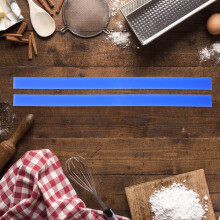 Non-stick degmätningslinjaler 6 st silikon baktjockleksguider