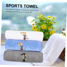3 toallas de microfibra para deporte, ideales para el gimnasio, el entrenamiento o el yoga. Toallas absorbentes.