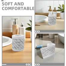 Carta velina con note musicali, 2 rotoli, morbida e creativa, ideale per il bagno, con stampa musicale e decorazione per la casa.
