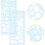 2pcs Plastic Drawing Templates Geometric Stencils Measuring Rulers Multifunctional Drafting Tools 3