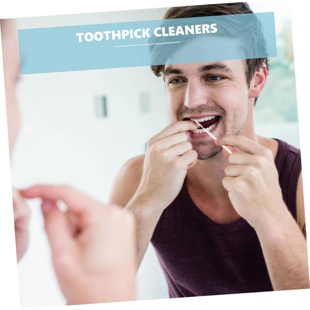 Hkhbjs 200Pcs Interdental Tooth Brush For Cleaning Dental Braces Tooth Cleaning Brushes