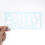2pcs Plastic Drawing Templates Geometric Stencils Measuring Rulers Multifunctional Drafting Tools 6