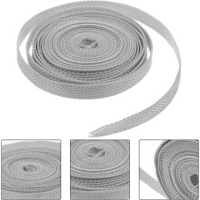 2 Rollen strapazierfähige Gardinenhalter aus Gurtband, 14 mm breit, 1,2 mm dick, verstellbar