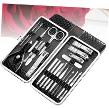 21 szt. stalowych obcinaczy do paznokci, precyzyjne, ergonomiczne narzędzie do manicure i pedicure