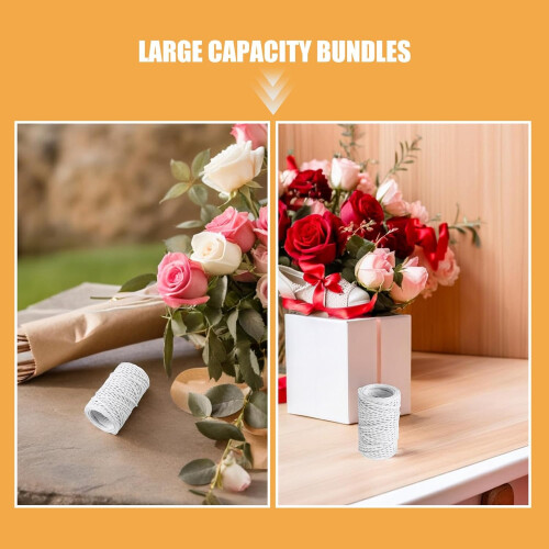 2rolls Floral Wire Paper Wrapped Flower Stem Wire 2