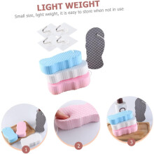 Baby-Schwamm-Set, 8-teilig, strapazierfähig, weich, 3D-geprägtes Design, Dusch- und Badezimmerreiniger