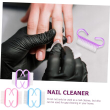 21-delige nagelreinigingsset met nagelborstels, nagelriemborstels en nagelstofverwijderaar voor een manicure.