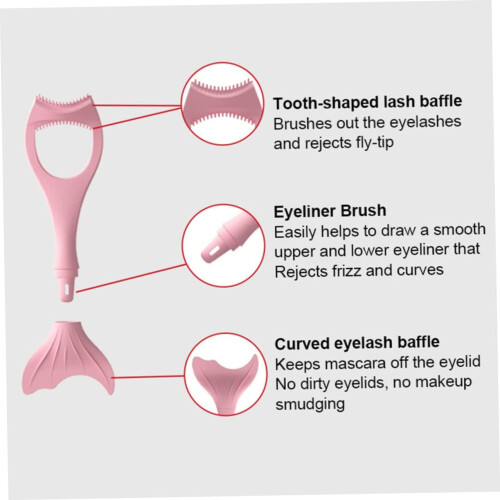 6pcs Gentle Eyeliner Stencil Reusable Silicone Eyeliner Guide Tool