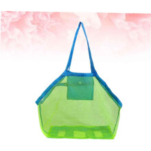 2pcs Beach Toy Storage Bag Mesh Tote Toys Shell Bag Outdoor Beach Container for Boys and Girls Playtime