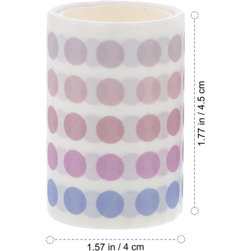 2 τεμάχια αυτοκόλλητα Washi Tape με βασικό χρώμα για ημερολόγιο και σχεδιαστή 1