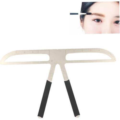 3pcs Eyebrow Ruler Straight Eyebrow Stencil Kit Three-point Balance Positioning Brow Drawing Tool 1