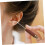 Ear Spoon Ear Cleaning Tool 2 Pcs Practical with Protective Cover for Home 7