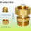 360 Degree Rotating Brass Connector Hose Coupling Quick 3