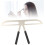 3pcs Eyebrow Ruler Straight Eyebrow Stencil Kit Three-point Balance Positioning Brow Drawing Tool 8