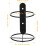 2pcs Single Wine Rack Wall Wine Holder Creative Decorative Shape Iron Sturdy for Bars and Shops 2