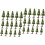 30Pcs Mixed Pine Tree Model Set for Landscape Layout Scenery, Miniature Wire Trunk Trees 7