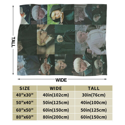 Draco Malfoy plush throw blanket 50x60 inches 2