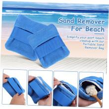 2er-Pack Strand-Trockenbeutel, Strandhandschuh-Entfernungspads, weiche Material-Entfernungshandschuhe – unverzichtbar für den Urlaub