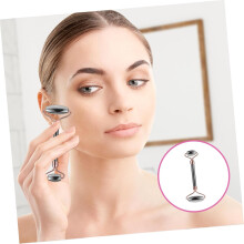 3 buc role faciale din piatră naturală pentru îngrijirea pielii role de masaj cu cap dublu pentru relaxare facială și Gua Sha