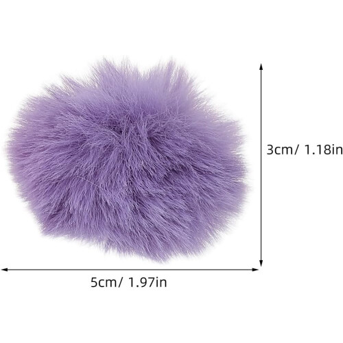 3pcs Soft Plush Windproof Mic Covers for 0.5-1.2cm Lavalier Lapel Microphones 1