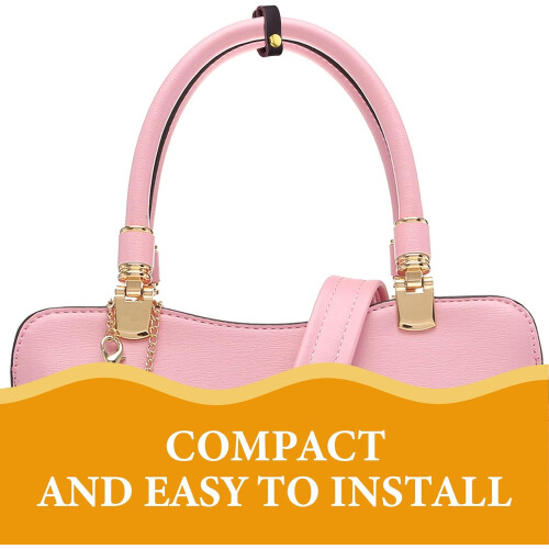 2Pcs Genuine Leather Bag Strap Adjustment Buckle Clips 11.3Cm Brown Shoulder Strap Fixing Hooks