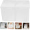 2 τεμάχια Elegant Safe Cosmetics Cotton Storage Box Rack για Μακιγιάζ με Βαμβάκι 8