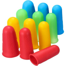 2 conjuntos protetores de dedos de silicone cozinha resistente ao calor