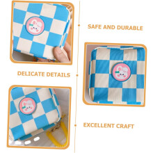 2 stuks maandverbandtasjes voor meisjes, draagbare organizer met cartoonprint voor menstruatieproducten en voor op reis.