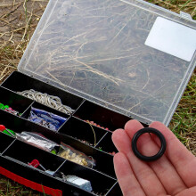 Angelruten-Reparaturset, 225-teilig, inklusive O-Ring- und Rohrführungsset und praktischer Aufhängebox