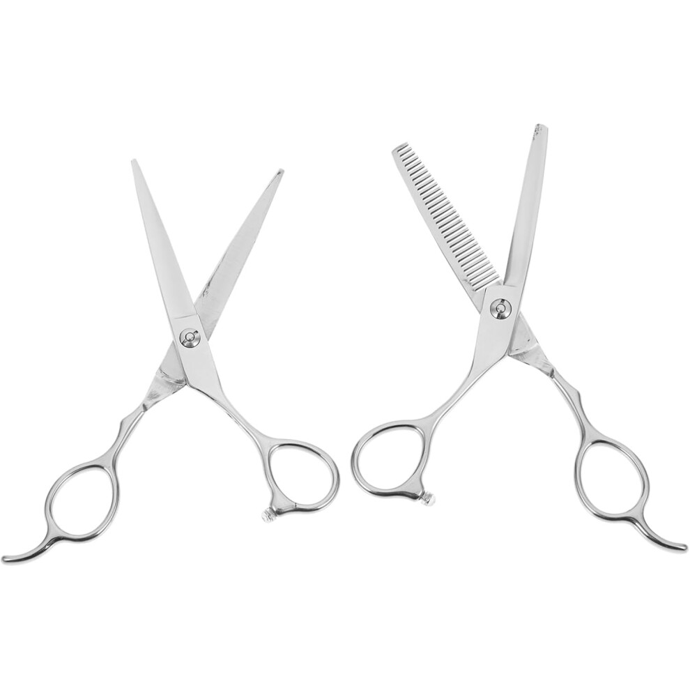 Hkhbjs 2Pcs Left-Handed Hairdressing Shears Set For Professional And Amateur Use