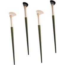 20-teiliges Set Nasenkonturpinsel, abgeschrägter Lidschattenpinsel für Augenringe, Schwellungen, Gesicht, Augenbrauen, Augen-Make-up-Werkzeug