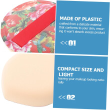 2 Stück dreieckige Puderquasten, Make-up-Schwämme, weich und hautfreundlich, mit einzigartigem Blumendesign