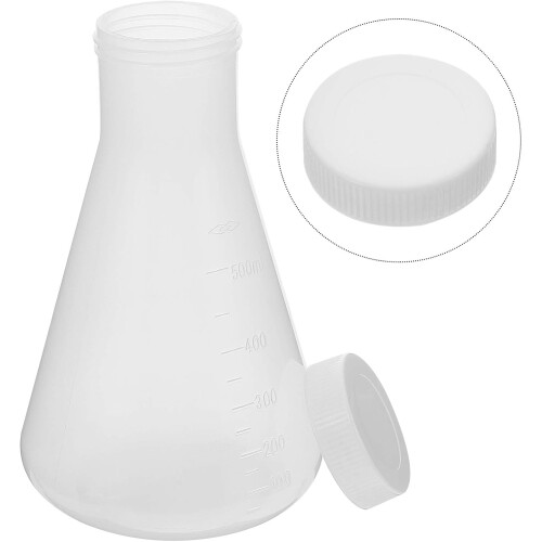 3pcs Professional Science Lab Flask Erlenmeyer Conical Bottles Graduations 1