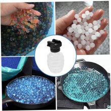 juegos de botellas reutilizables para exhibición, contenedor de almacenamiento, adaptador para cuentas, tapa de botella pequeña